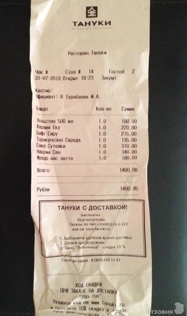 Кафе со средним чеком