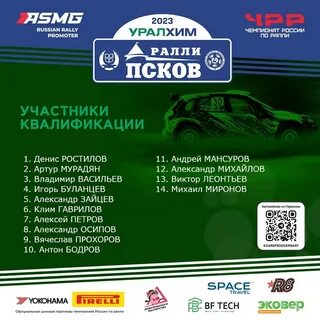 Ралли 2024 расписание