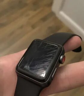 Царапина экран apple watch