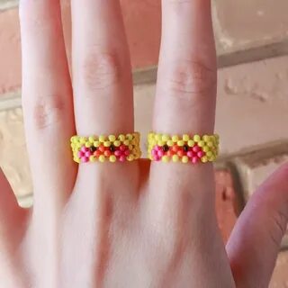 Как легко плести колечки из бисера