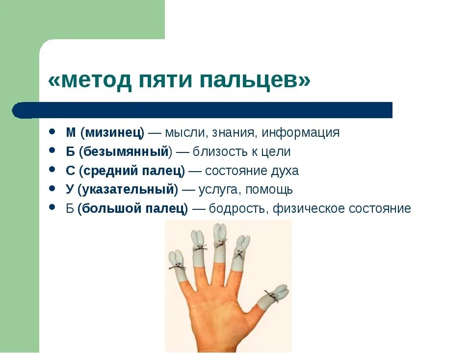 Работа пальцами