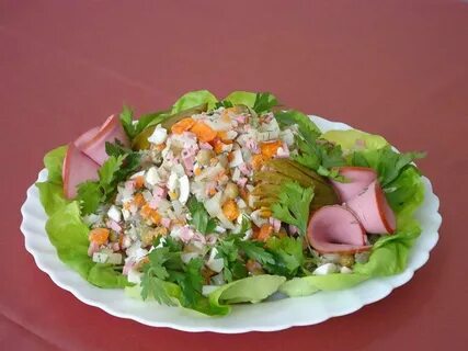 Рецепт салата столичный с курицей
