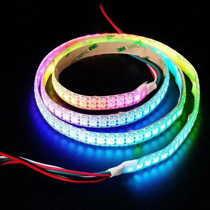 Led купить красноярск. Адресная светодиодная лента ws2812. Адресная лента ws2812b. Адресная лента ws2812b 60 led. Ws2812 144led.