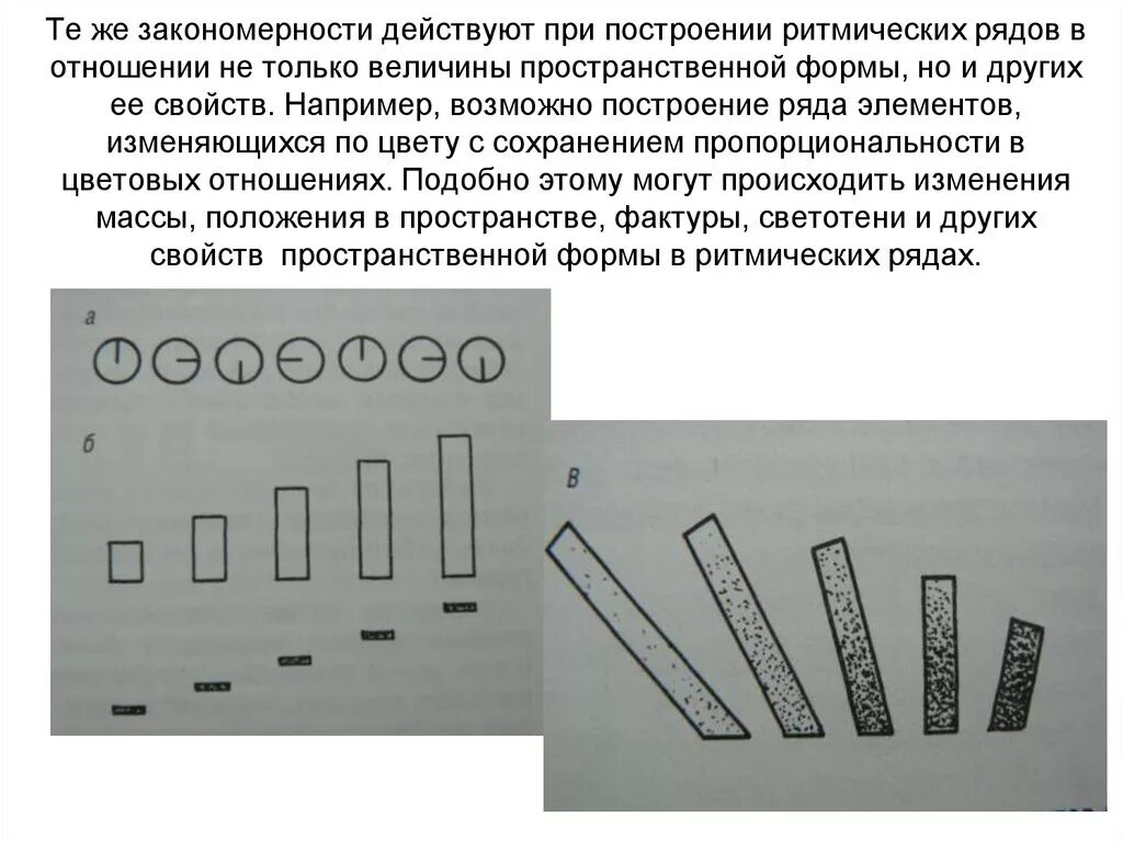 Закономерное чередование элементов движения строго определенных