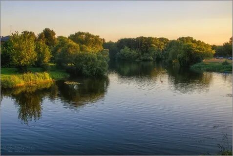 Река в городе коломна
