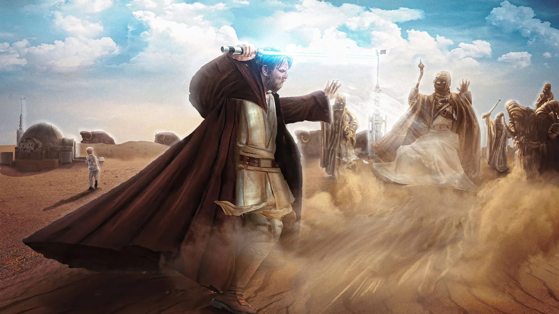 Оби стар. Звёздные войны Оби Ван Кеноби. Оби Ван Кеноби в пустыне. Оби Ван на Татуине. Оби Ван Кеноби арт.