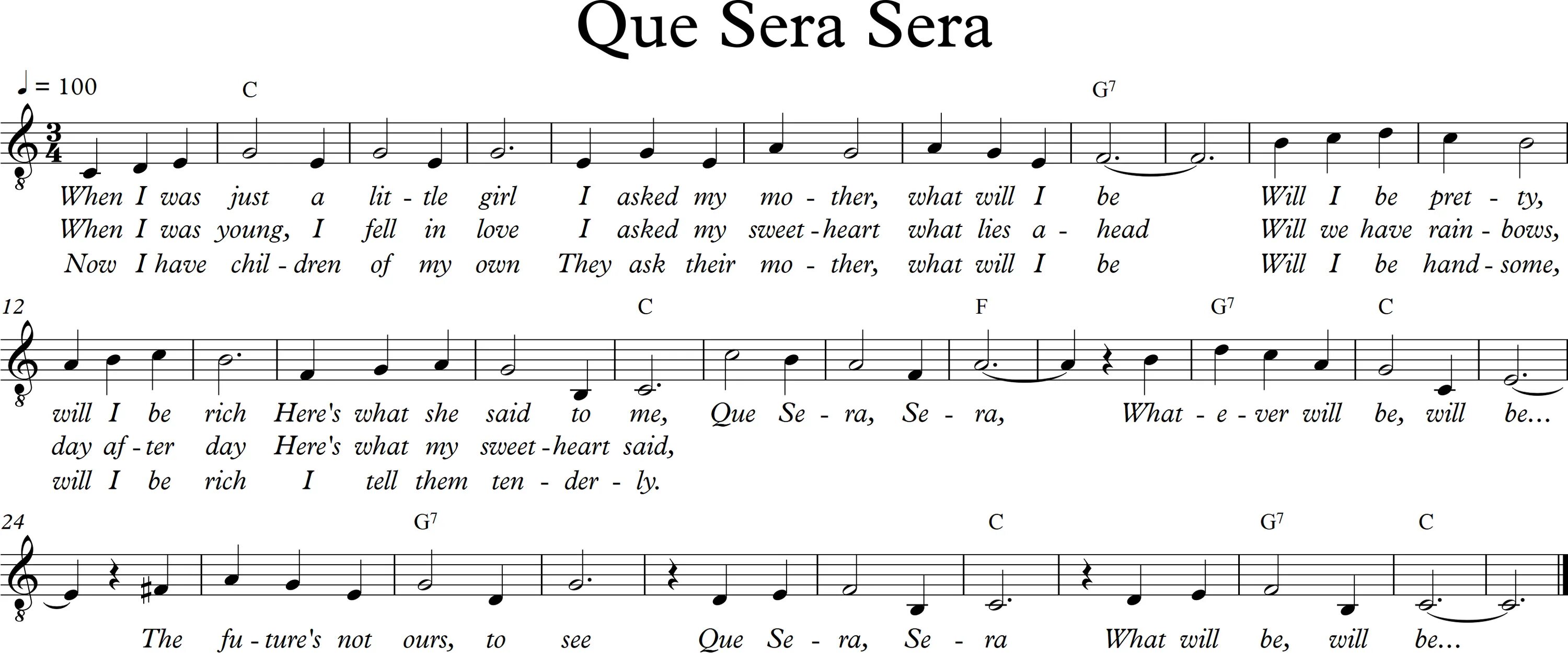 Ноты песни o que sera. Que sera sera ноты. Ой сера сера песня. Que sera sera текст. Que sera sera перевод.