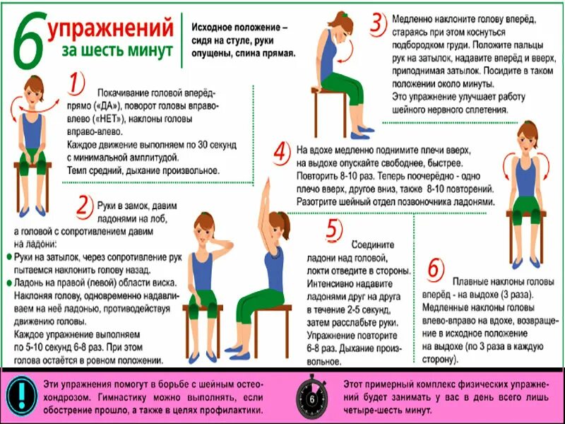 Какие упражнения делать при давление. Гимнастика при остеохондрозе шейного и грудного отдела. упражнения для шейного отдела от остеохондроза упражнения. комплекс упражнений для шейного отдела при остеохондрозе. гимнастика при хондрозе шейно грудного отдела.