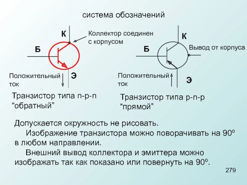 Почему база транзистора