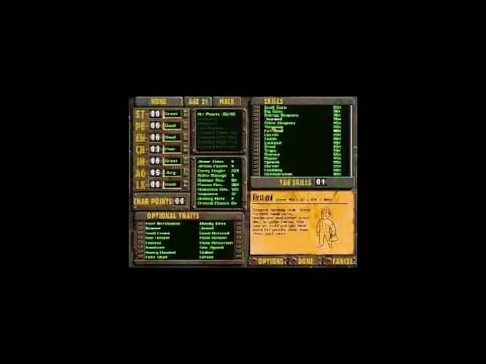 Fallout 1 создание персонажа. Фоллаут 1 создание персонажа.