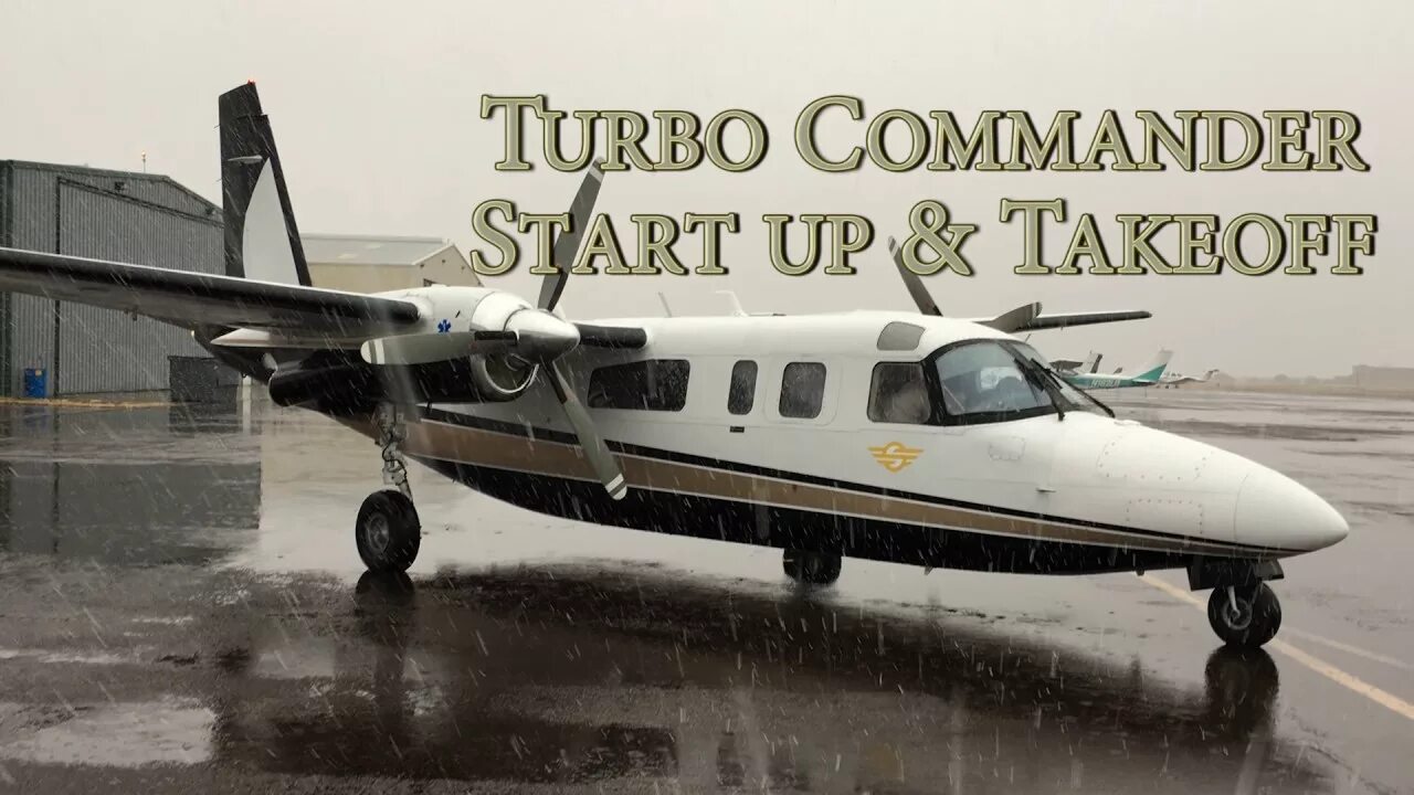 Turbo commander. Turbo takeoff.