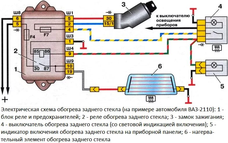 Схема обогрева заднего стекла ВАЗ 2110. Схема обогрева заднего стекла ВАЗ 2109 инжектор. Кнопка подогрева заднего стекла ВАЗ 21099. Подогрев заднего стекла 2110 схема.