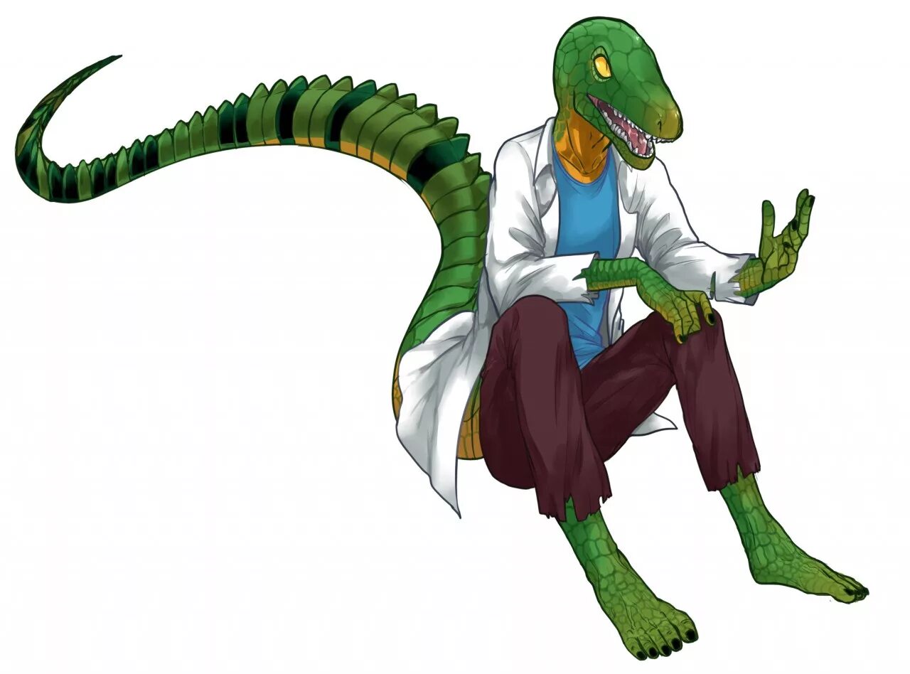 Anthro Lizard. Фурри ящер. Дино Антро. Год ящера