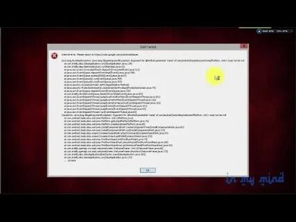Start fail ошибка