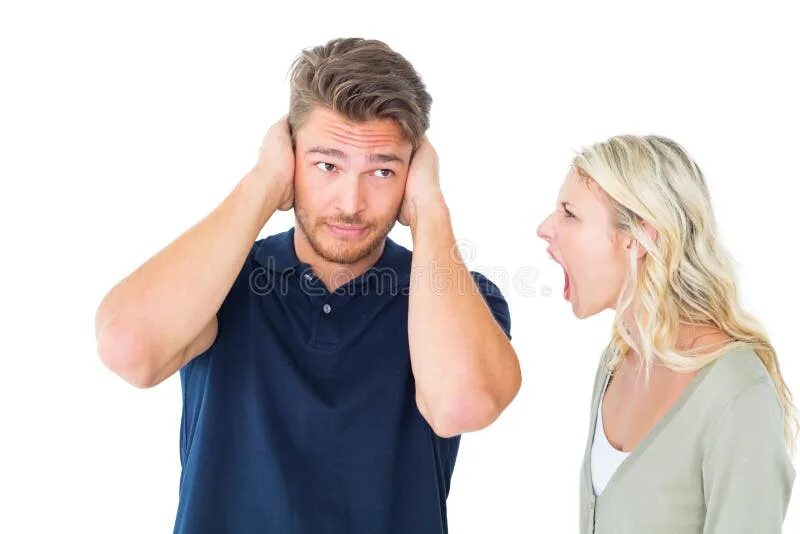 Man with not her