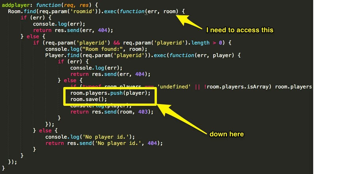 Find is undefined