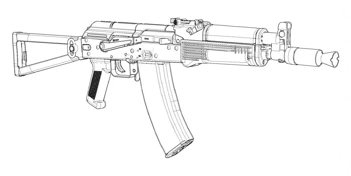 Акс 74у чертеж. Аксу 74 чертеж. Акс 74у 3д модель. АК 105 чертеж. Распечатка автоматы