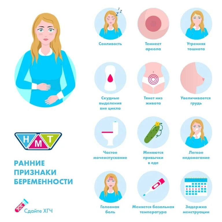 Какие знаки беременности