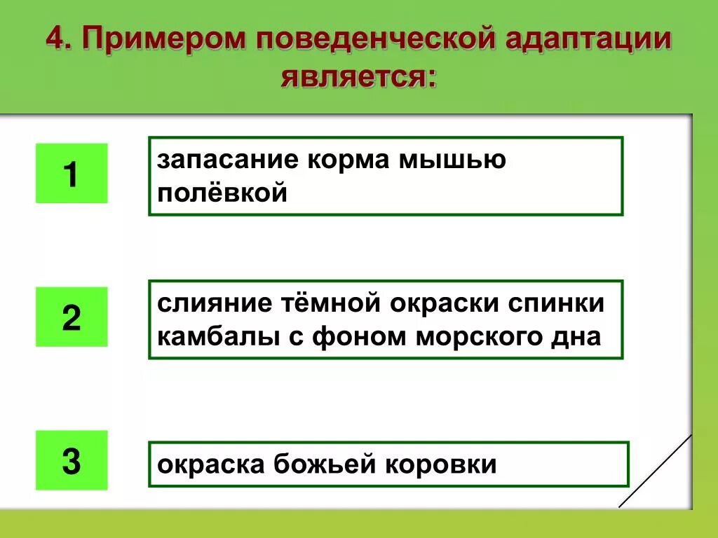 Поведенческие адаптации человека примеры