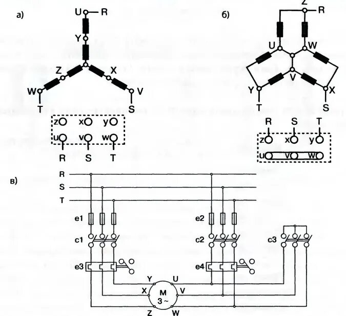 Асинхронный двигатель схема звезда треугольник. Схема подключения 2 скоростных электродвигателей. Схема соединения двухскоростного асинхронного двигателя. Подключение двухскоростного асинхронного двигателя схема. Схема подключения двухскоростного электродвигателя 380в.