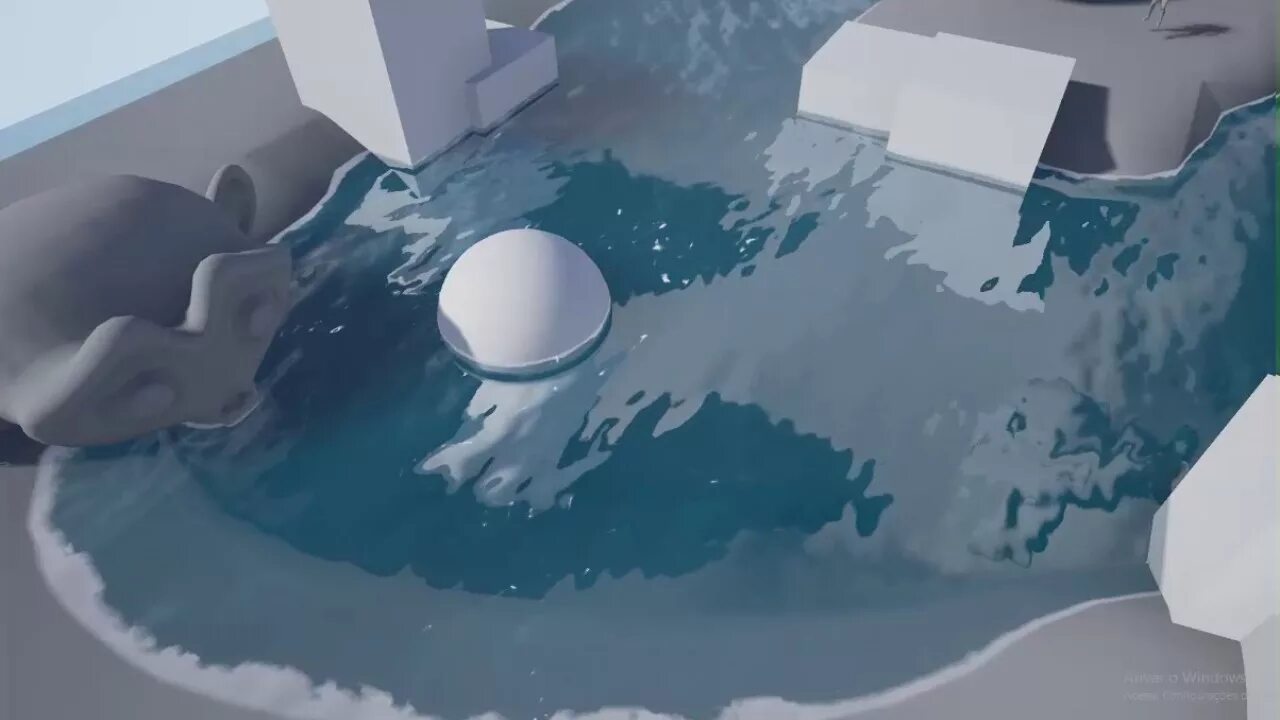 Unreal engine water. Water shader. vfx water.