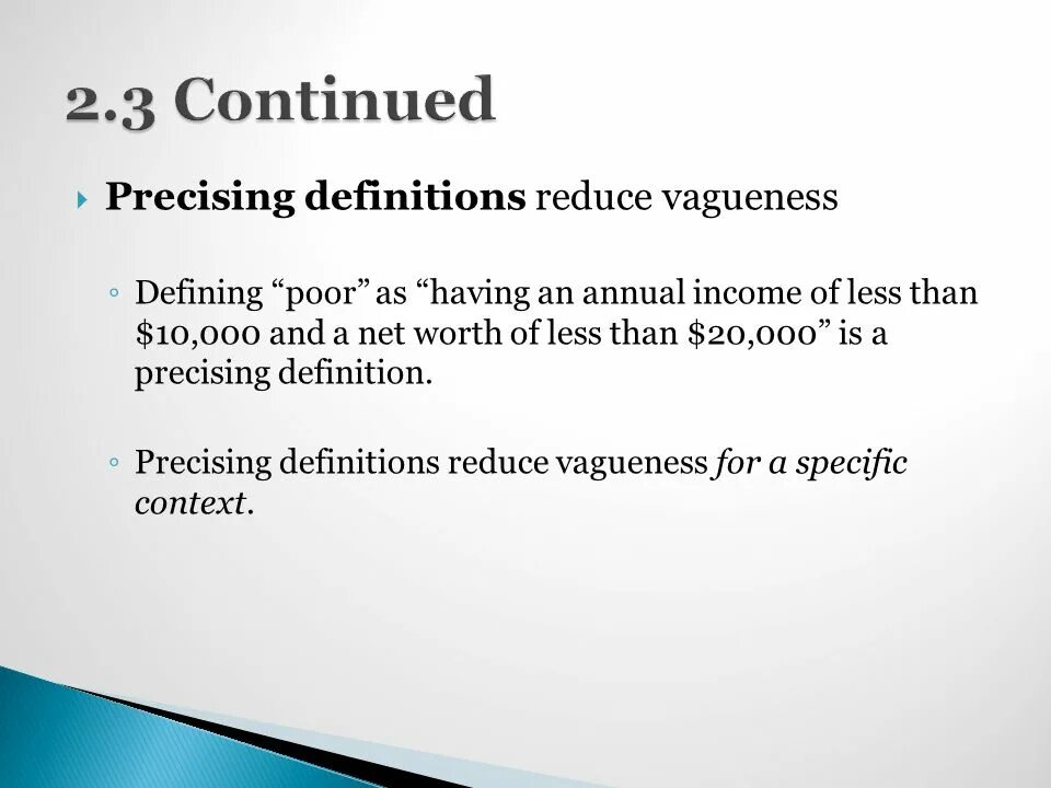 Reduce definition. Vagueness. definition. word vagueness.