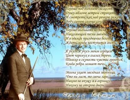 Стихи есенина душе