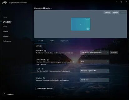 Панель управления графикой windows 10
