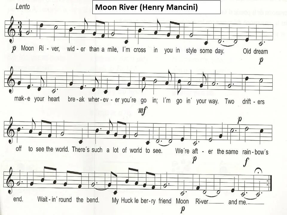 Мун Ривер Ноты для голоса. Лунная река Ноты для фортепиано. Moon River Ноты. Henry Mancini Moon River Ноты.