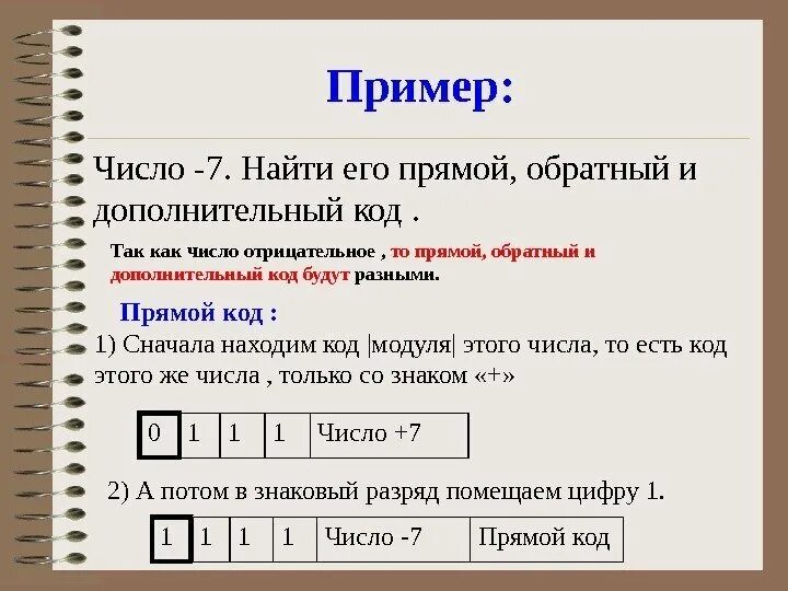 Перевести число в дополнительный код. Прямой код числа. Прямой обратный и дополнительный коды. Дополнительный код числа. Прямой код и обратный код.