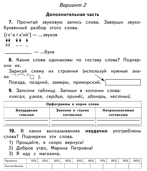 Проверочная работа по теме предложение 2 класс. Итоговые проверочные работы 2 класс русский язык.