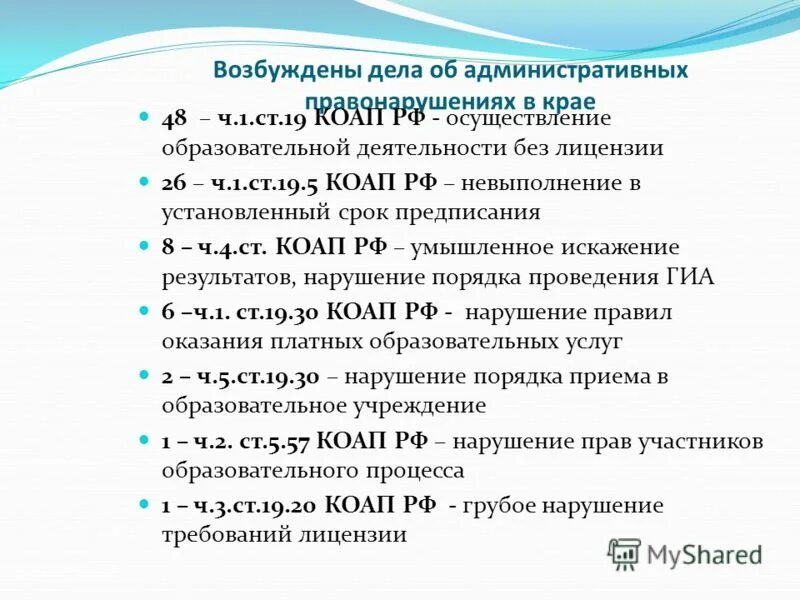 Статью 13.19 коап рф