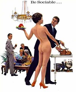 Be Sociable Nude Advertisement.