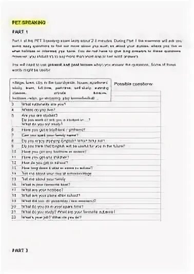 A2 questions. Pet говорение. pet speaking questions. pet speaking part 1 questions. pet speaking discussion.