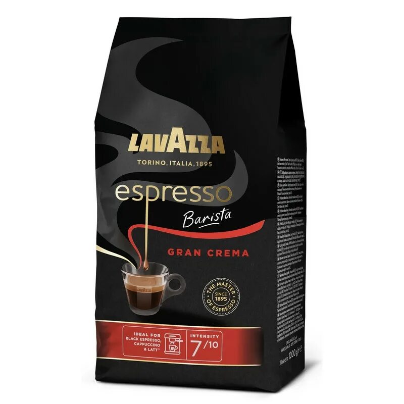 Купить кофе зерно лавацца в москве. Кофе в зернах Lavazza Espresso Barista Gran crema. Кофе Lavazza Gran crema. Лавацца бариста Гран крема зерновой. Кофе в зернах Lavazza Gran crema Espresso.