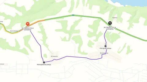 Трасса м7 сейчас