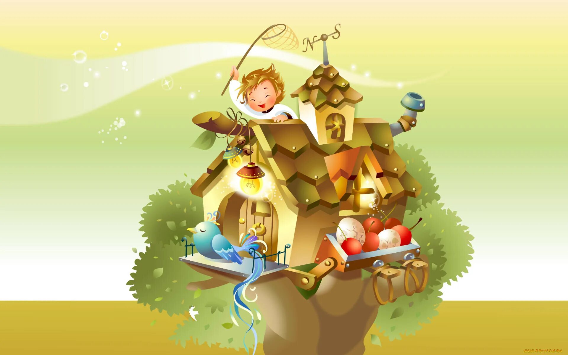 Яцек йерка дерево. Домики. Дом раскраска. Домики сказочных героев. Векторные иллюстрации детские.