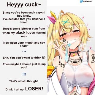 Rewarded for being a good cuck~ ♠️ 