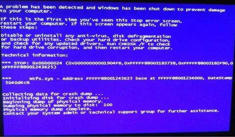 Win32kbase sys синий экран 10
