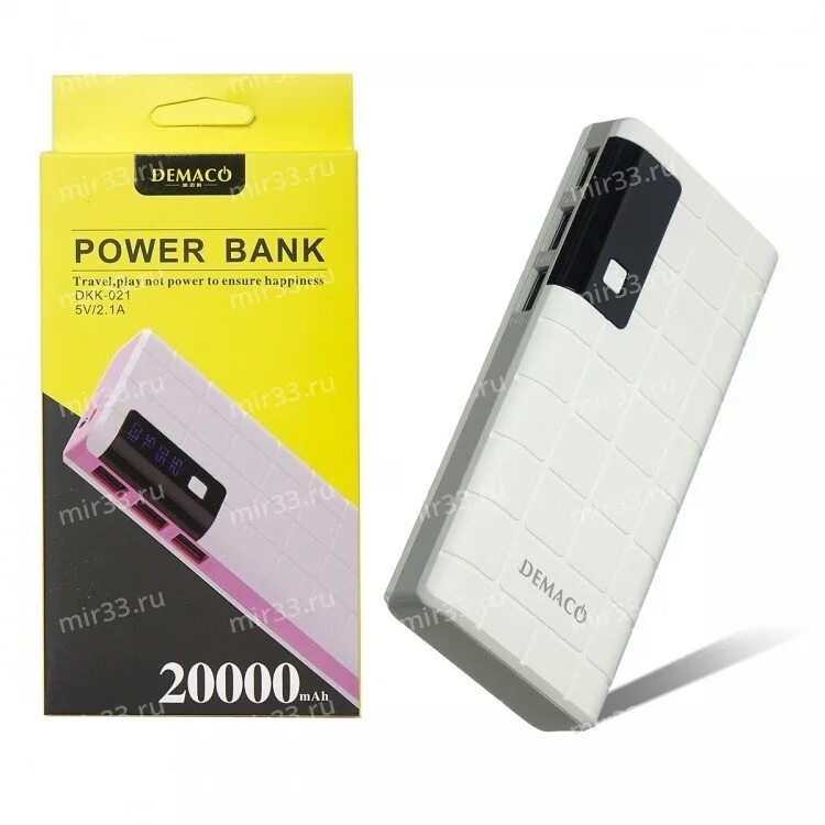 Повер банки отзывы. Аккумулятор Power Bank Demaco 20000mah. Повербанк Demaco 20000. Power Bank Demaco 20000 ма/ч. Demaco a38.