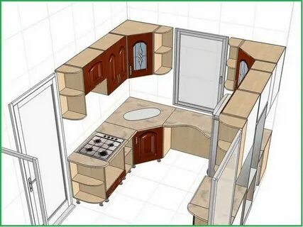 Проект кухни 4 5