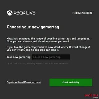 Xbox live изменить игрока