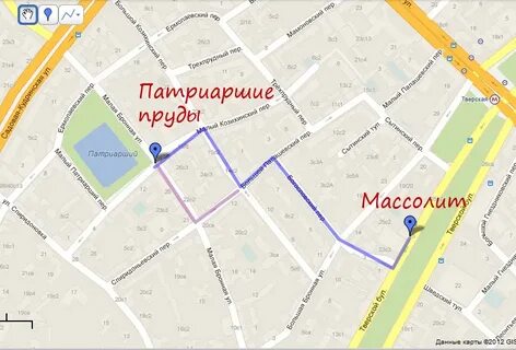 Как доехать до патриков