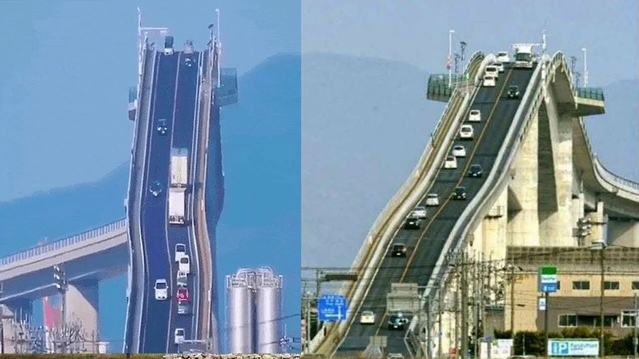 Мост эсима охаси в японии. Есим япония. Мост в японии осима охаси. Eshima ohashi bridge мост. Мост эшима охаши в японии.