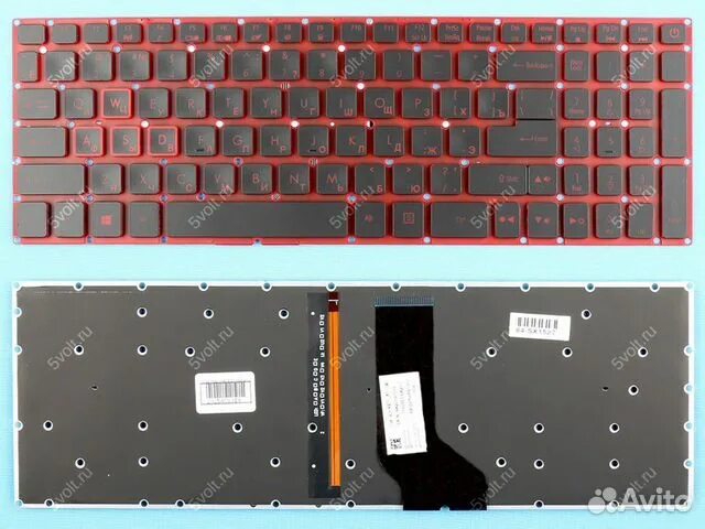 Клавиатура для ноутбука Acer Nitro 5 AN515-42 купить в Москве Электроника Авито
