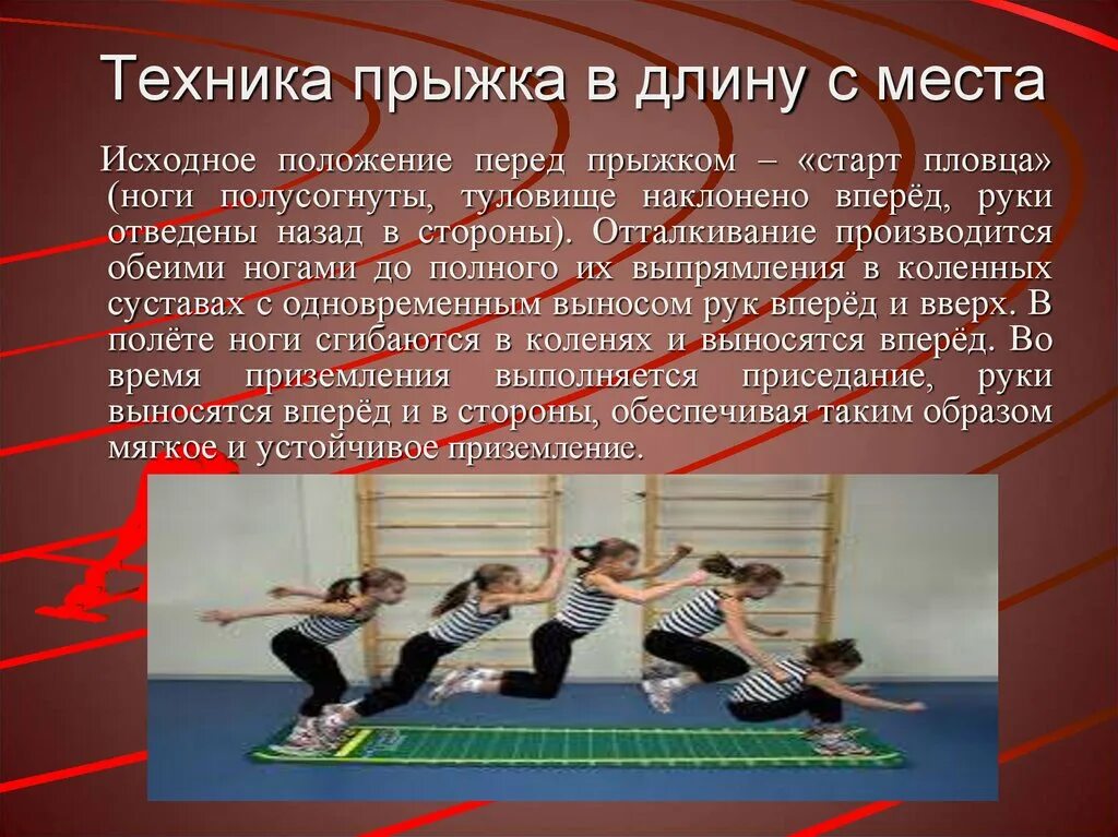 Правила выполнения прыжка в длину с места. Техника прыжка в длину с места. техника выполнения прыжка в длину с места. техника пиышка в длину. техника выполнения прыжка с места.