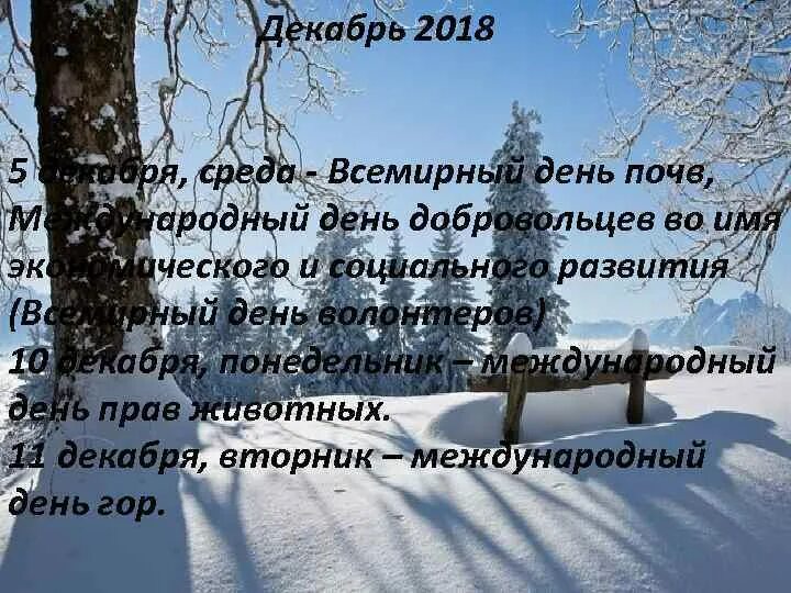 5 декабря 2018 день. 5 Декабря Всемирный день почв. 5 Декабря день почвы сообщение. 5 Декабря Всемирный день почв сообщение. Всемирный день почв 5 декабря сообщение 4 класс.