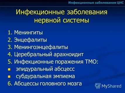 Патология цнс