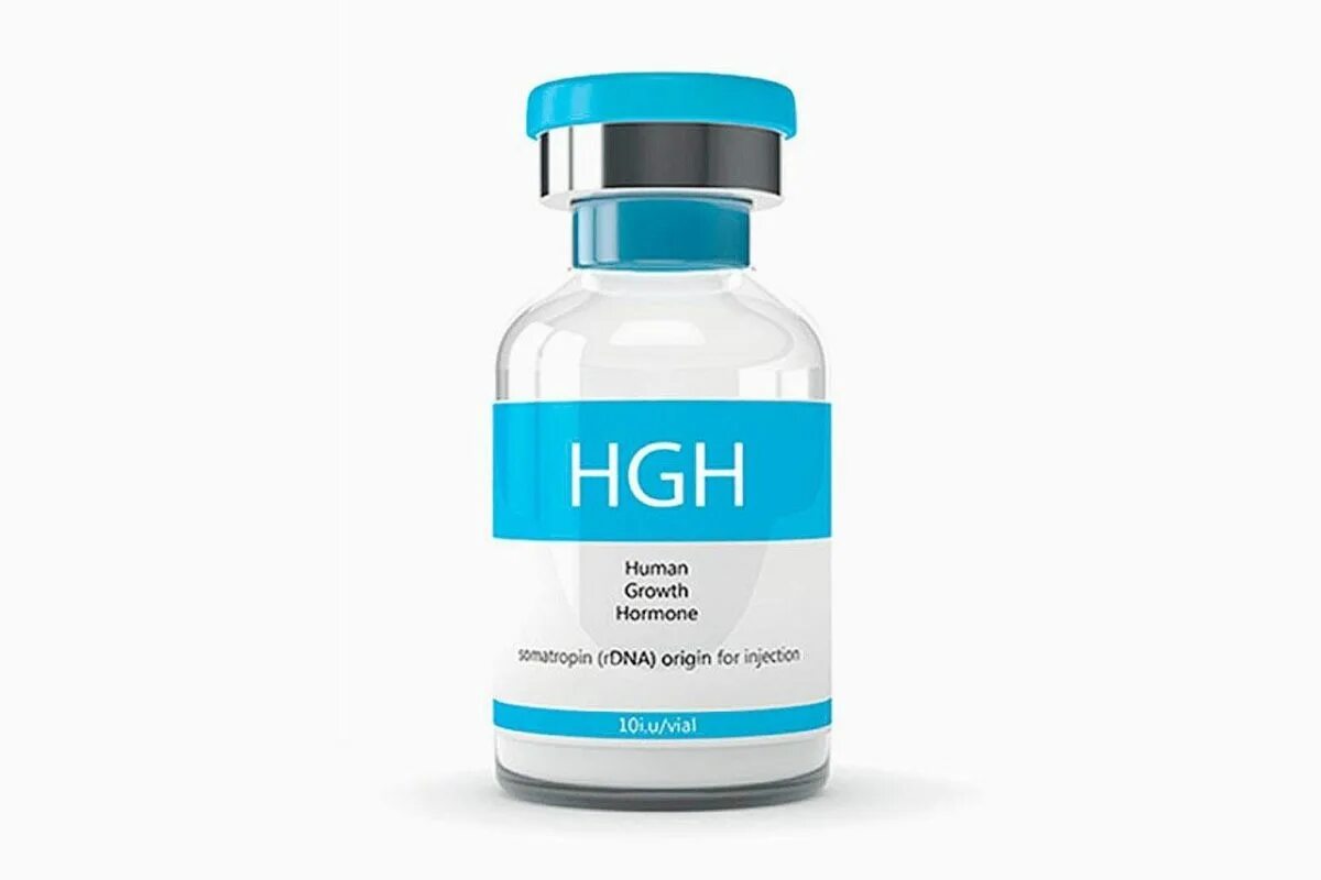 HGH. HGH = Human growth Hormone). HGH таблетки. Бустер гормона роста.