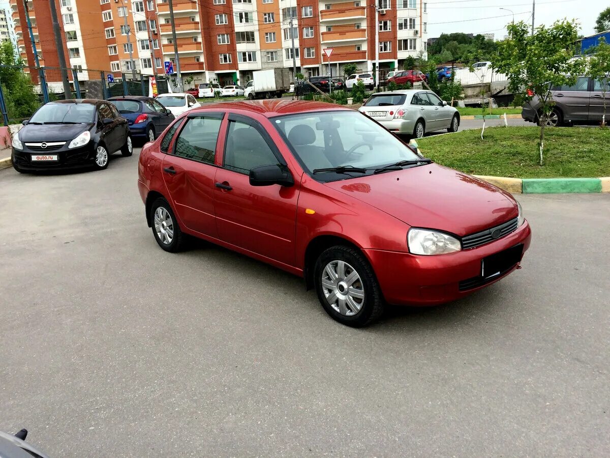 калина седан красный